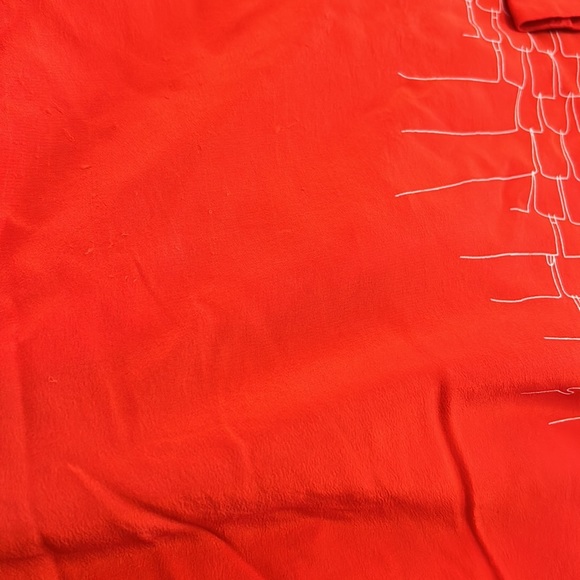 Erica Tanov Red Silk Tunic - Picture 8 of 11